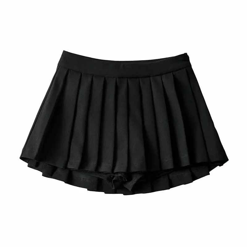 Sexy Women Pleated Skirts High Waist Summer Vintage Mini Skirts Korean Tennis Student White Designed Dance Skirt Girl Uniform - Image 5
