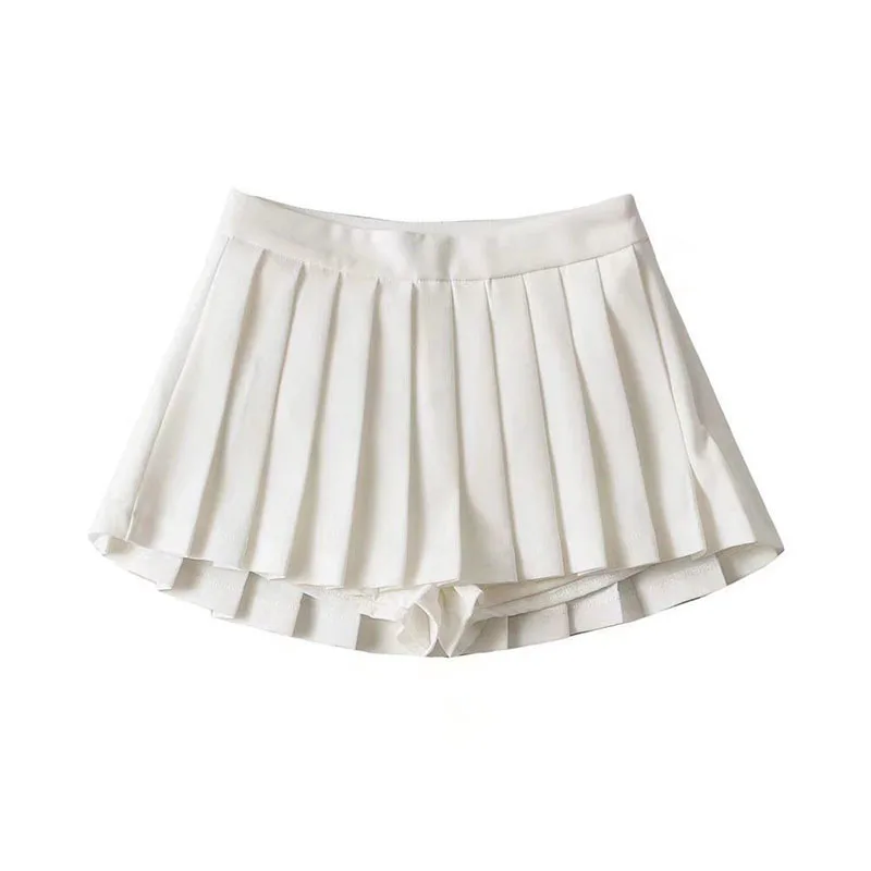 Sexy Women Pleated Skirts High Waist Summer Vintage Mini Skirts Korean Tennis Student White Designed Dance Skirt Girl Uniform - Image 6